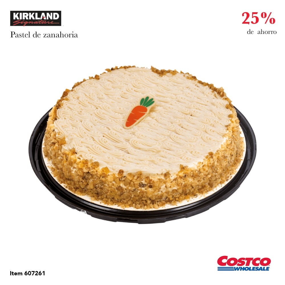 Pastel de Zanahoria de Costco.
