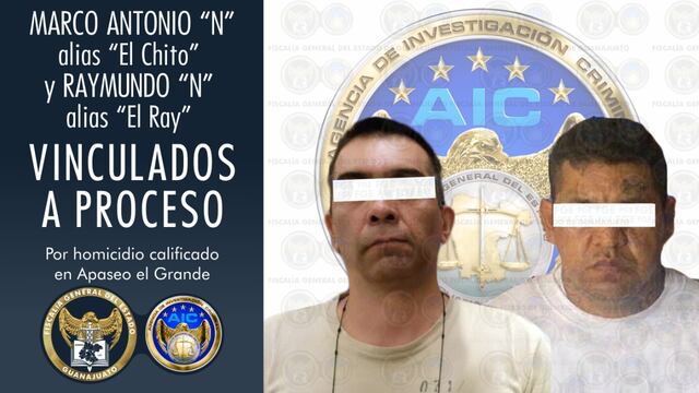 Los presuntos homicidas.