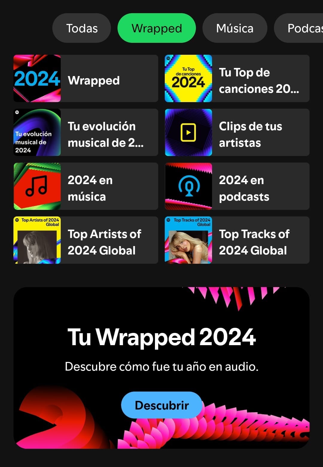 Spotify Wrapped 2024: así puedes verlo