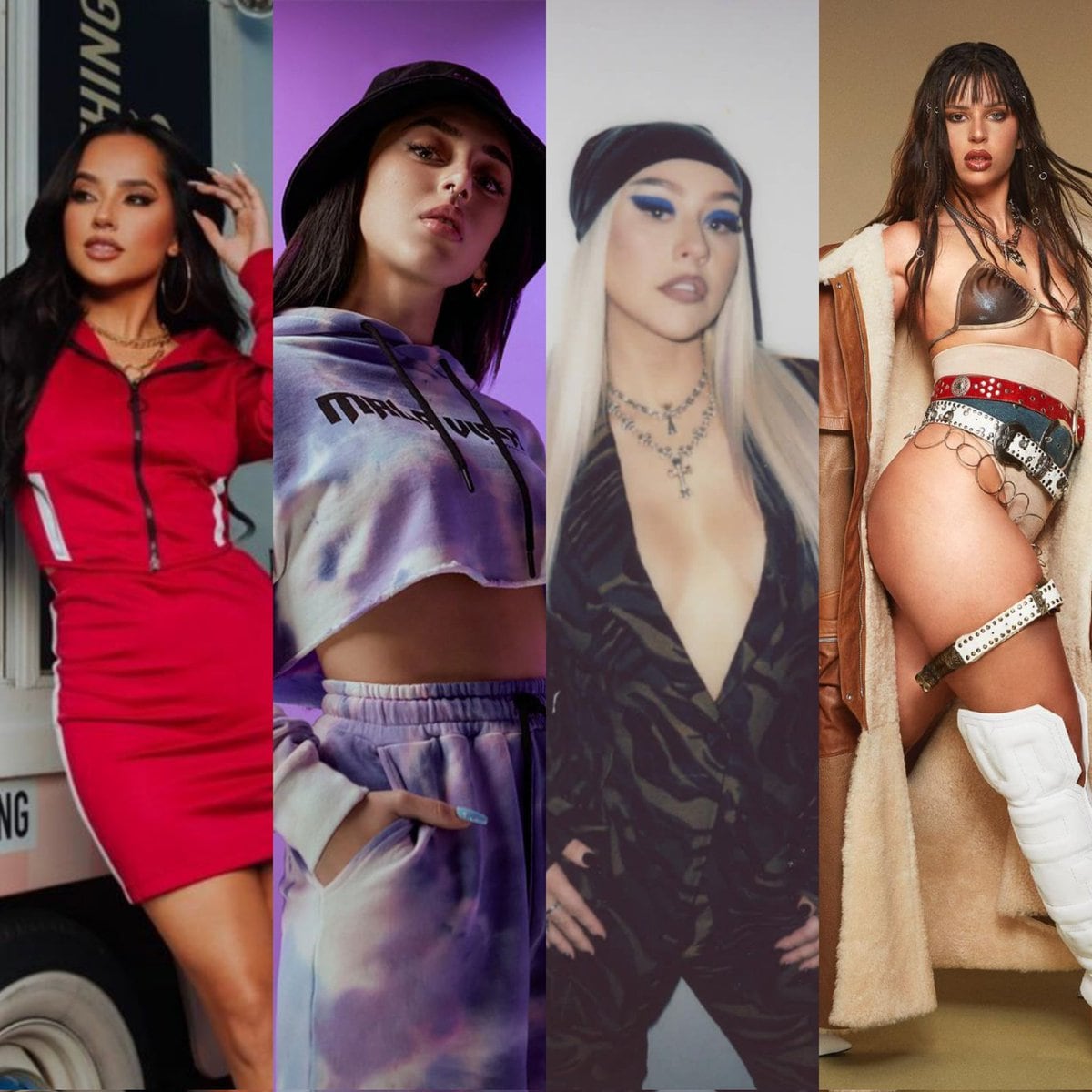 Christina Aguilera y Nathy Peluso, Becky G y Nicki Nicole