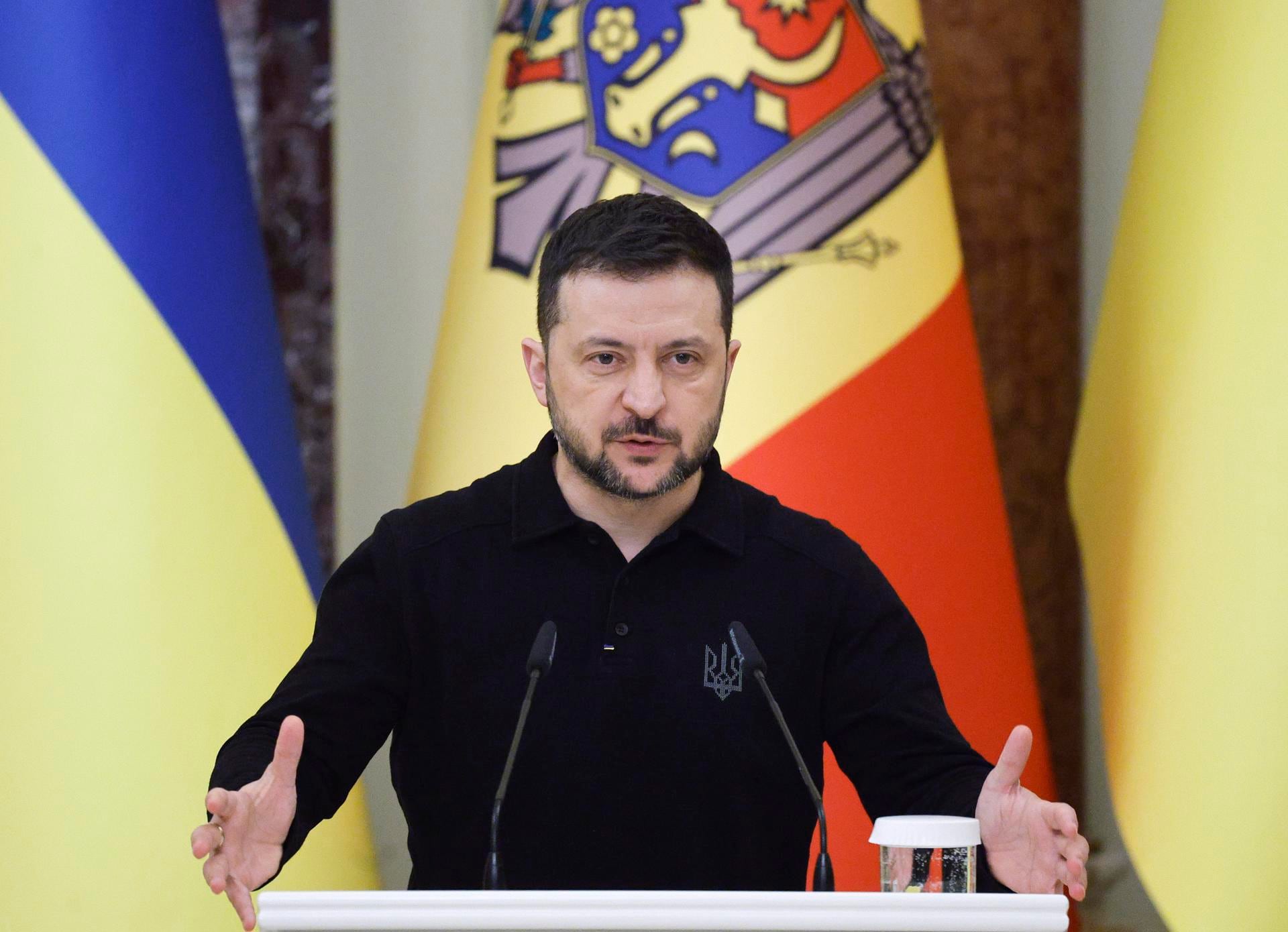 Volodimir Zelenski, presidente de Ucrania