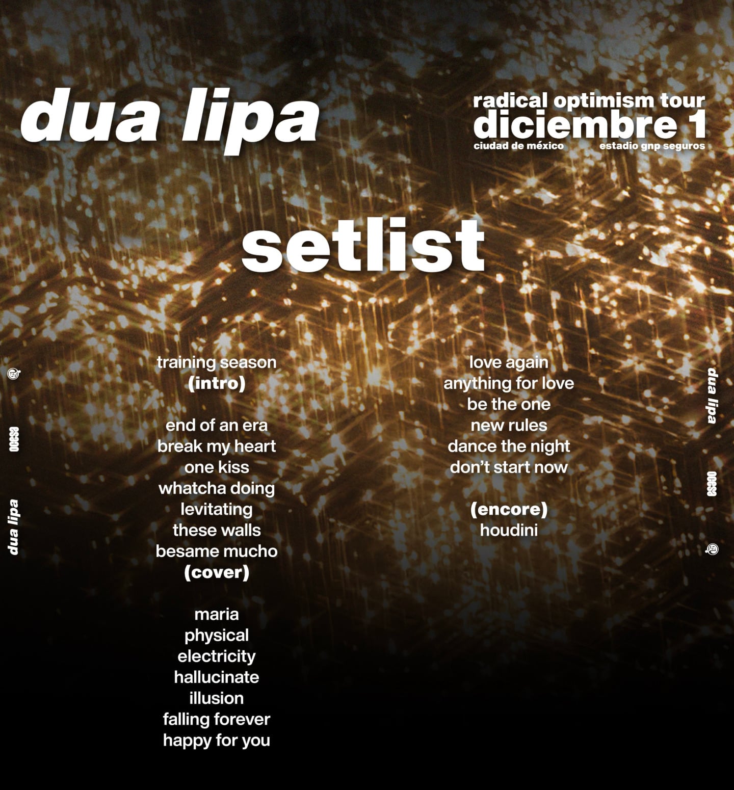 Este sería el setlist del primer concierto de Dua Lipa