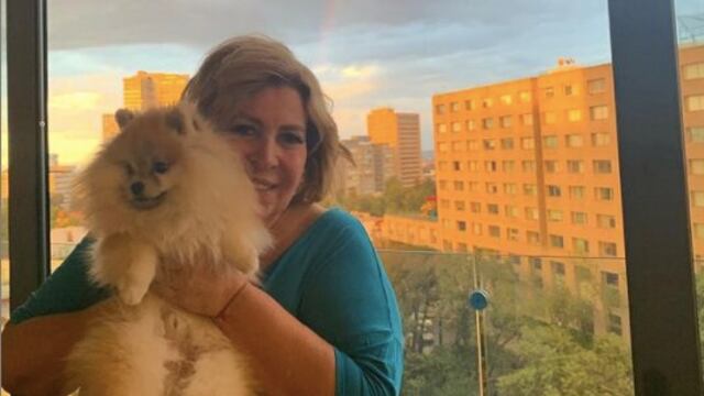 Magda Rodríguez con Tomasito