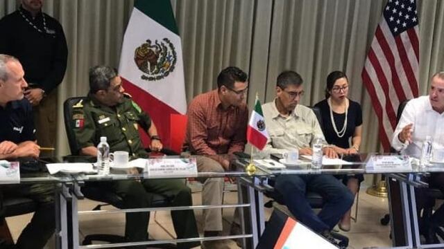 Reunión entre Quirino Ordaz y Uttam Dhillon en septiembre de 2019