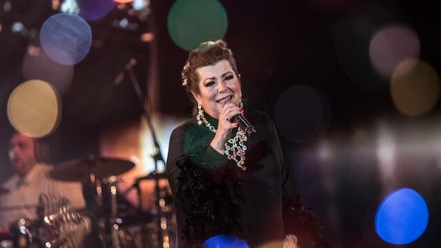 Imagen de la cantante en un concierto el 1 de enero pasado.