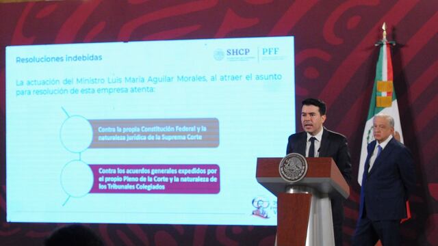 Gobierno de AMLO adelanta queja contra el ministro Luis María Aguilar