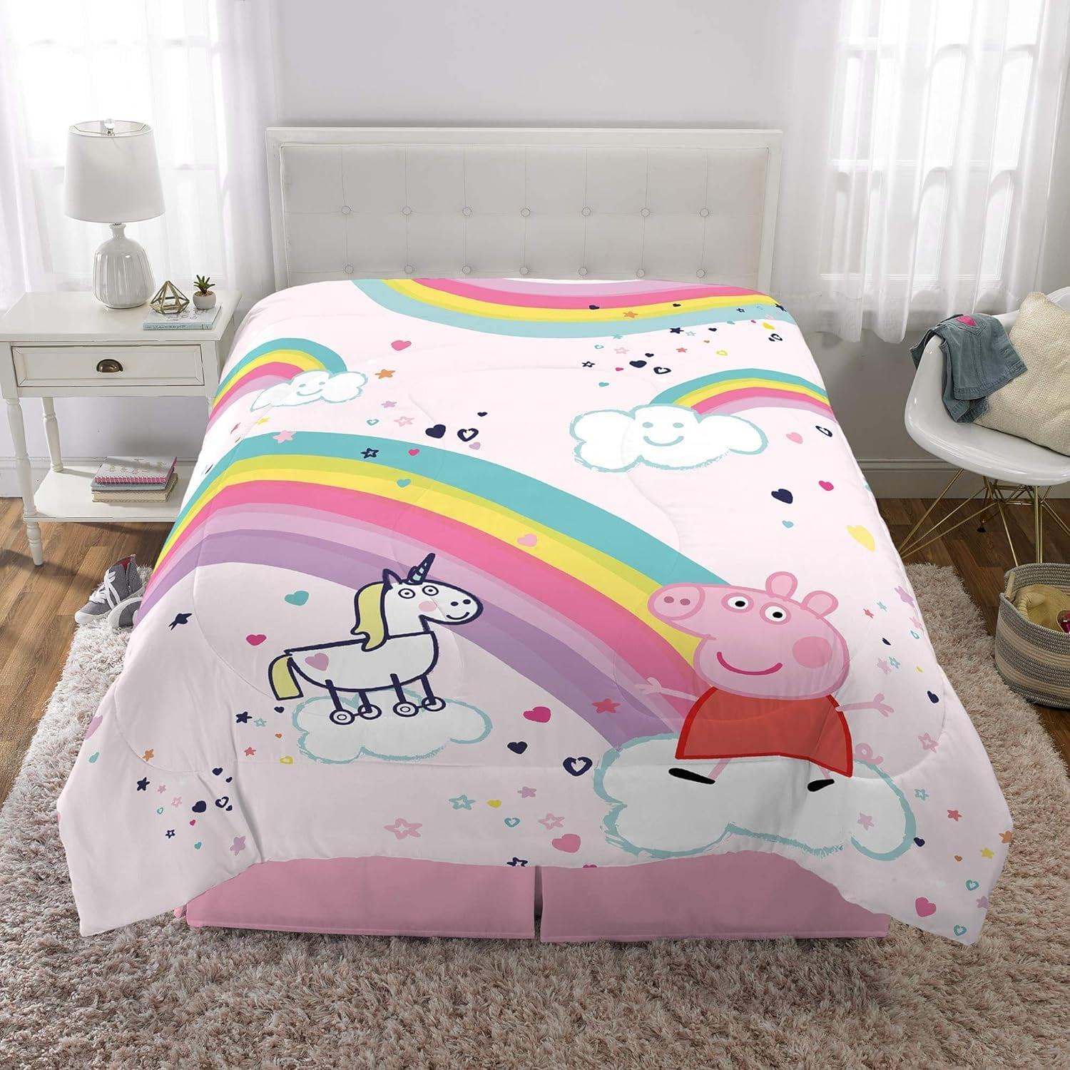 Cobertor de Peppa Pig cama individual