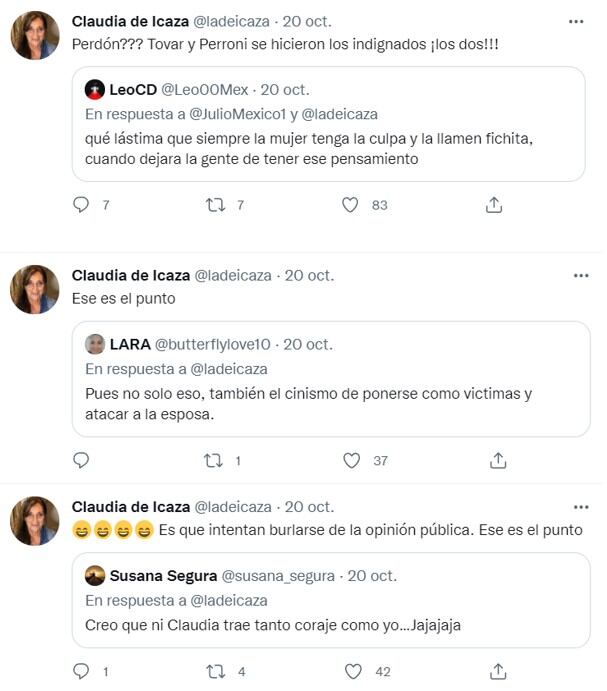 Claudia de Icaza opina sobre romance de Maite Perroni
