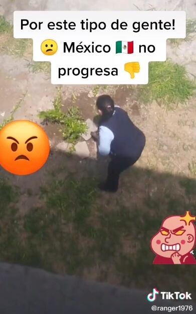 Empleada de Coppel destruye árbol