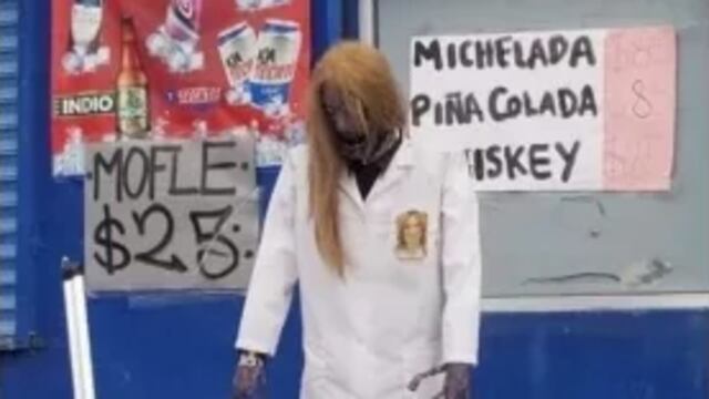 Maniquí de la alcaldesa Maki Ortiz