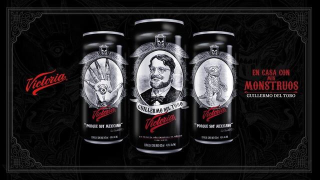 Cerveza Victoria no tiene permiso para usar los monstruos de Guillermo del Toro.