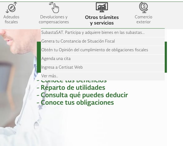 Pasos para sacar la constancia de situación fiscal