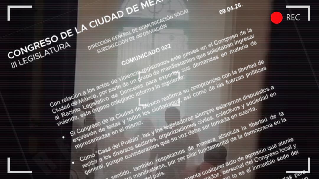Congreso de CDMX condena agresión a diputados y daños