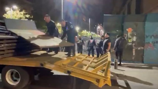 CNTE anuncia paro de 72 horas y blindan Palacio Nacional