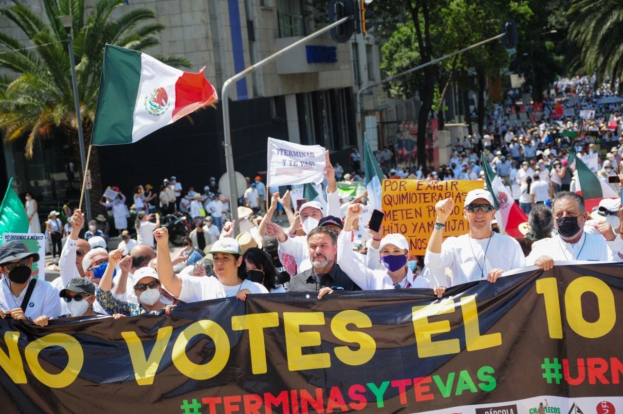 Marcha contra la revocación de mandato