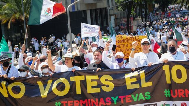 Marcha contra la revocación de mandato