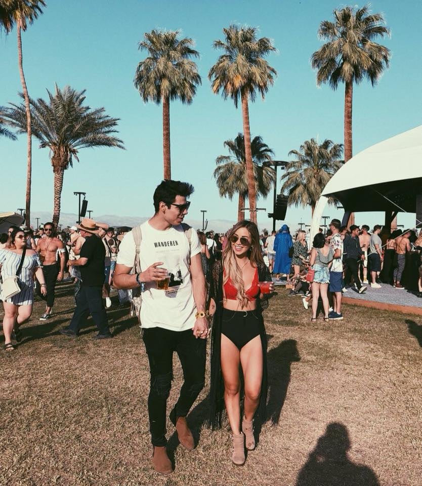 El Chamo Salas con Caeli.