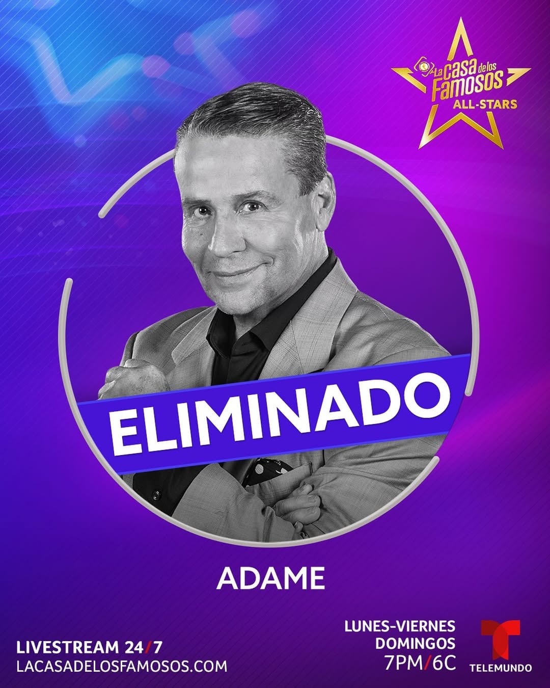 Alfredo Adame, el último eliminado de La Casa de los Famosos All Stars