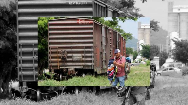"Veníamos arriba de los vagones, veníamos distribuidos en todo el tren, cuando vimos que pasó una patrulla, azul con blanco, y rebasó al tren, entonces empezamos a escuchar los balazos, de la nada nos dispararon",