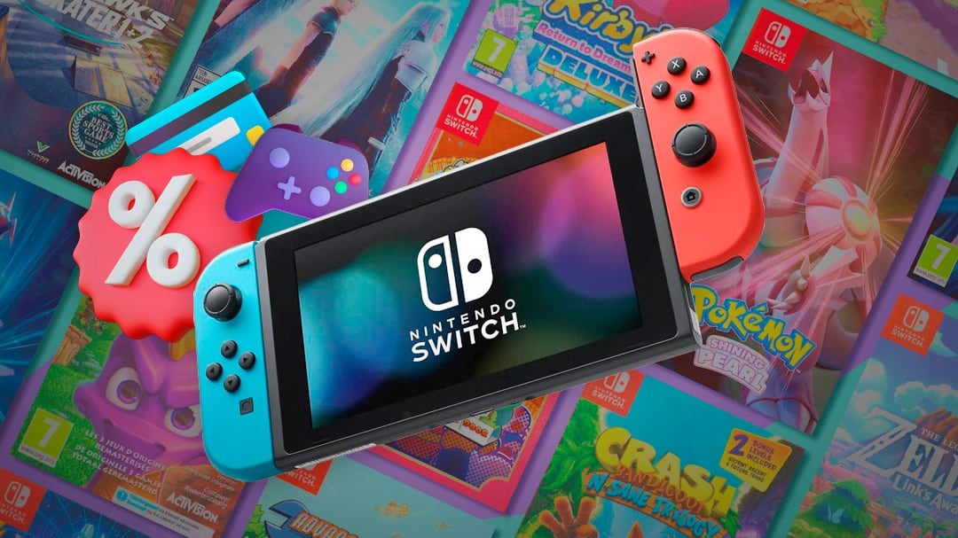 10 videojuegos para Nintendo Switch a precio de descuento en menos de 500 pesos