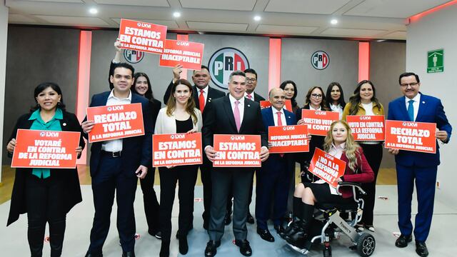 Alejandro Moreno anuncia que el PRI irá unido contra la reforma al Poder Judicial