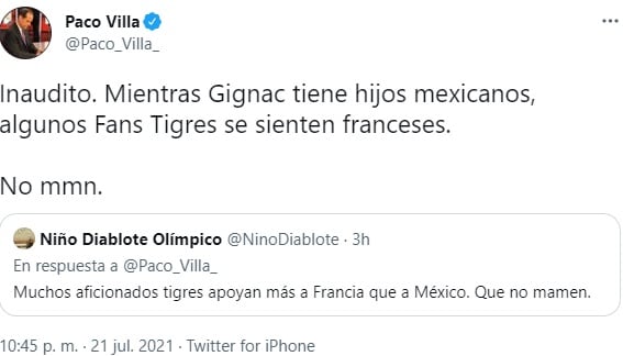 Las críticas de Paco Villa