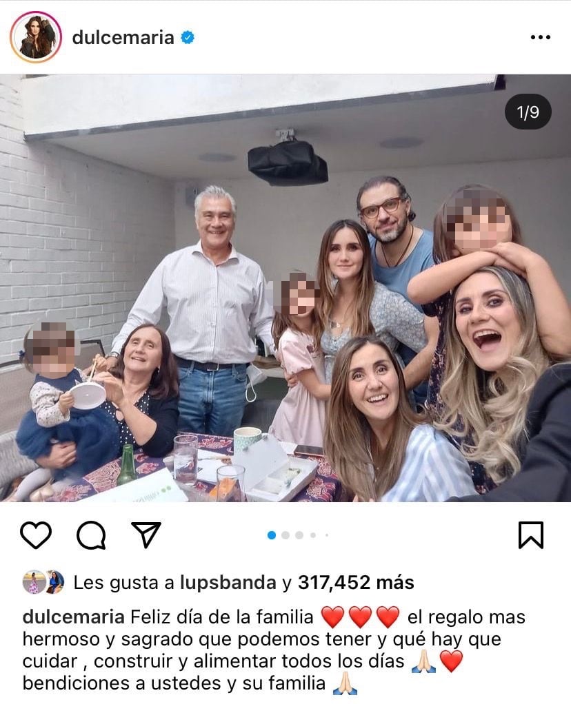 Dulce María, familia
