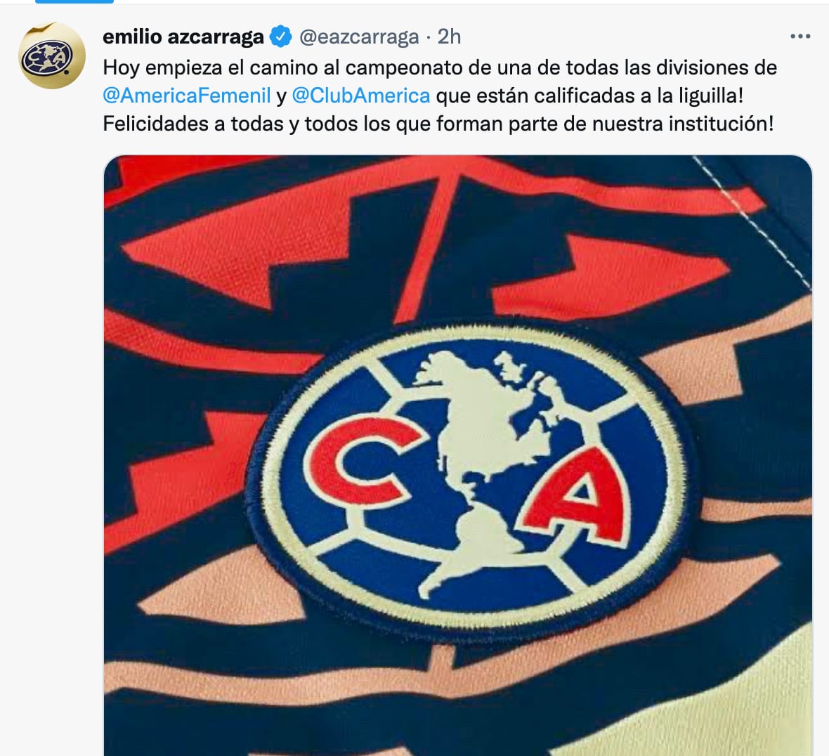Emilio Azcárraga América Femenil