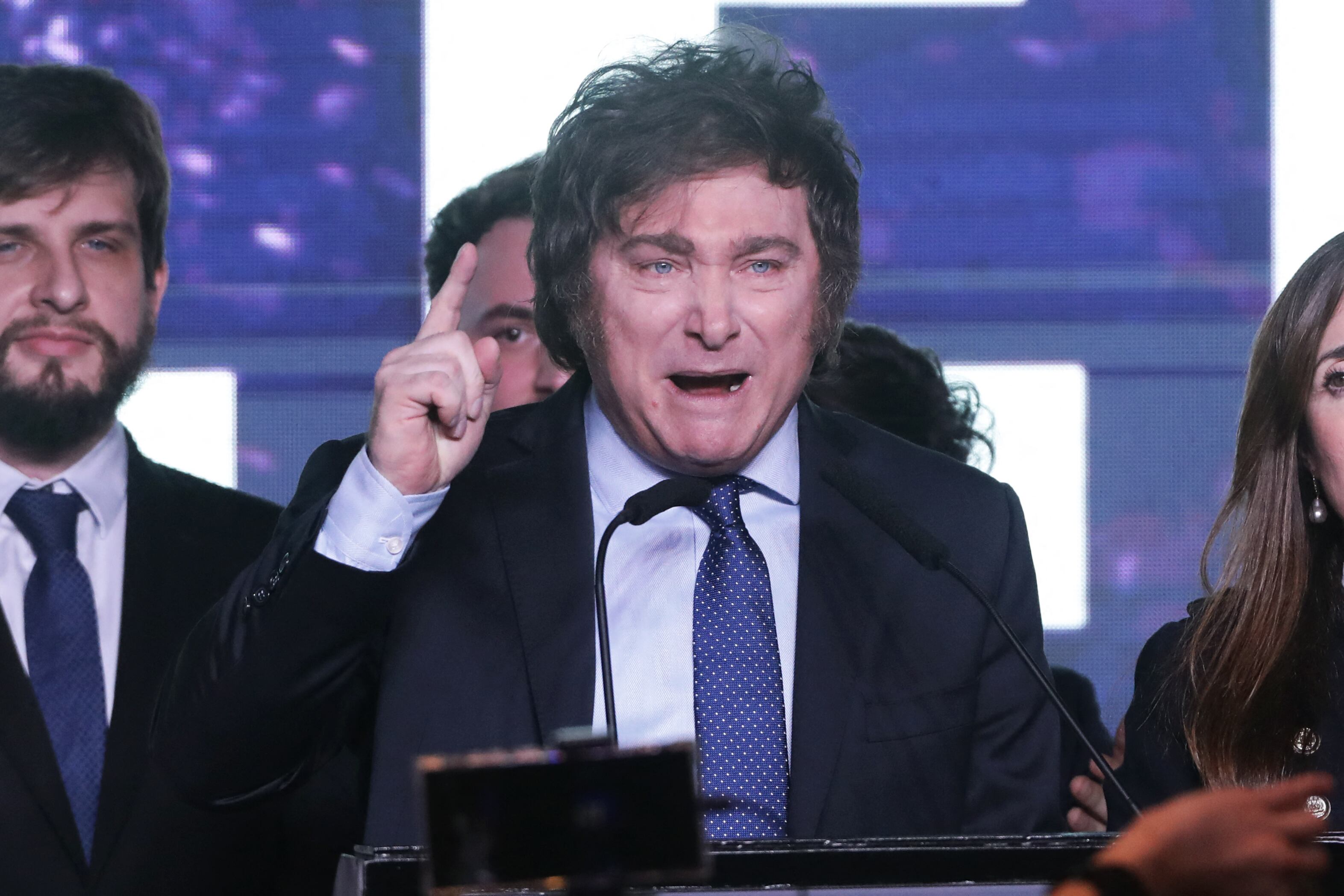Javier Milei, candidato presidencial en las elecciones Argentina 2023