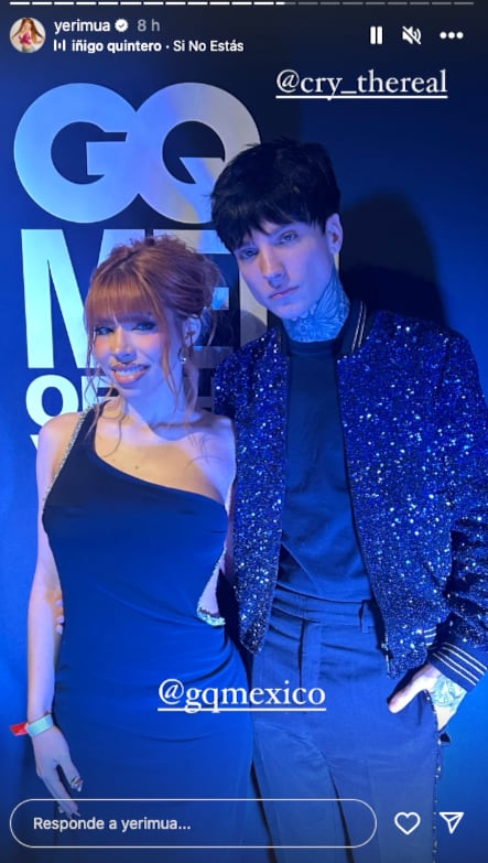 Yeri Mua y Cry asistieron al evento GQ México combinados