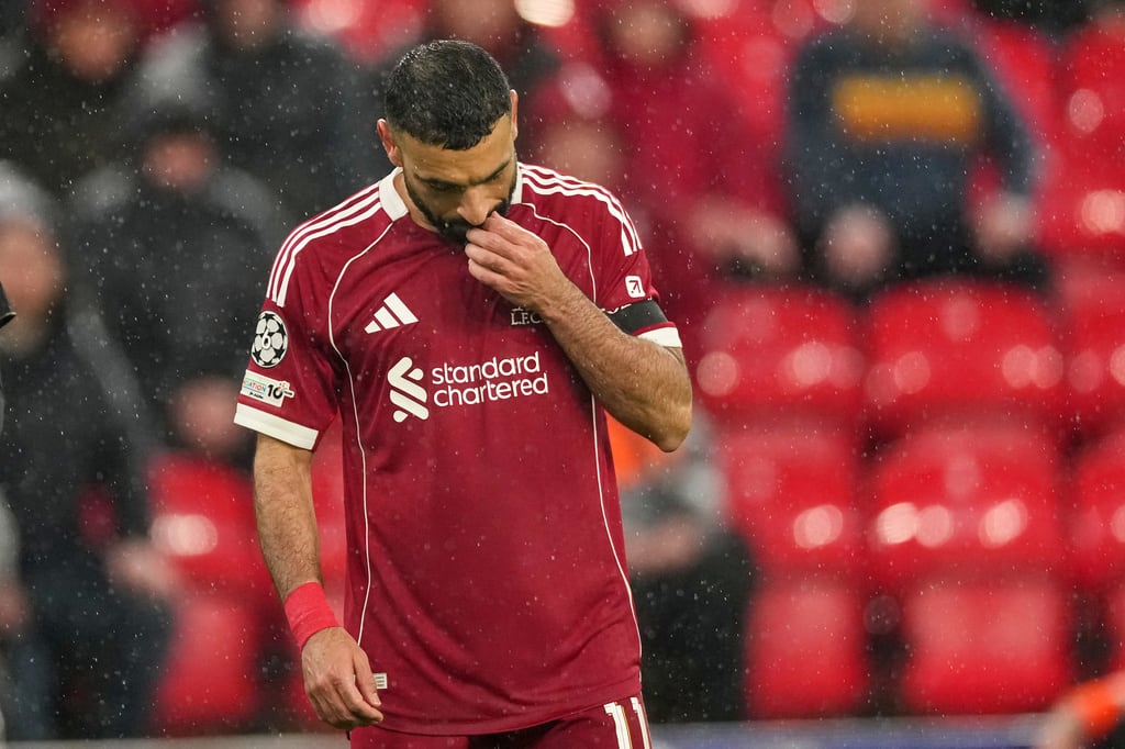 Mohamed Salah jugó su último partido de Champions League tras la eliminación ante el PSG.