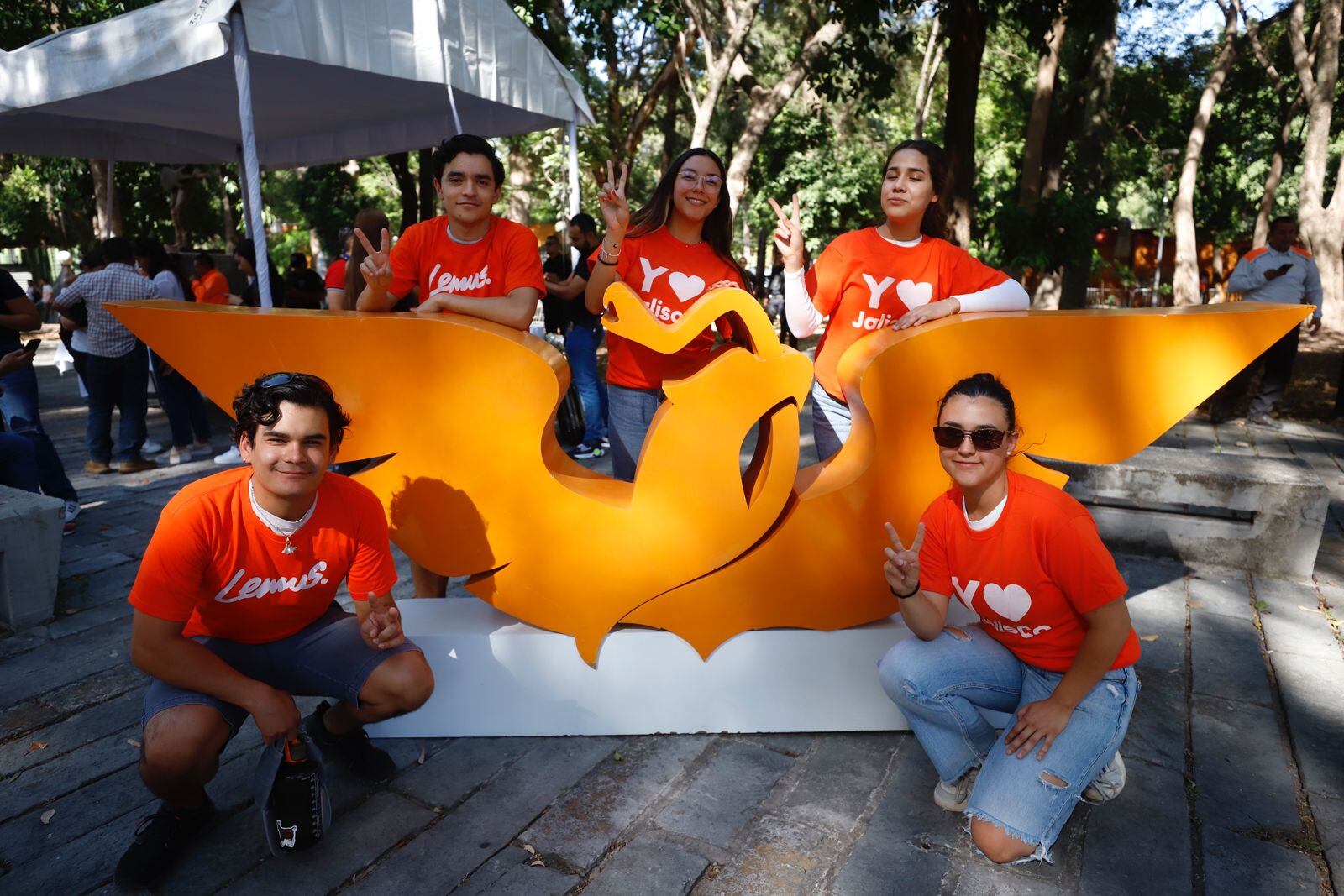 Pablo Lemus y Jorge Álvarez Máynez en Festival de las Juventudes