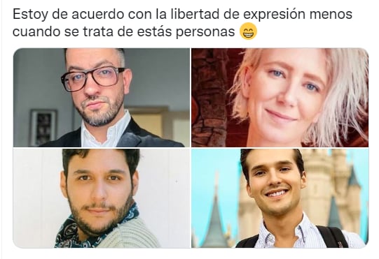 Paco de Miguel, Chumel Torres, Elán y Memo Aponte.