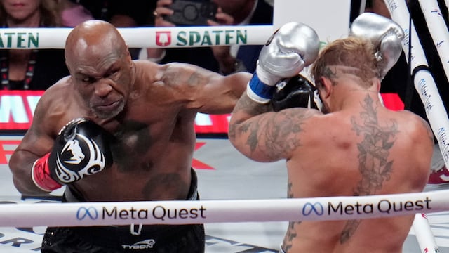 Jake Paul vs Mike Tyson.