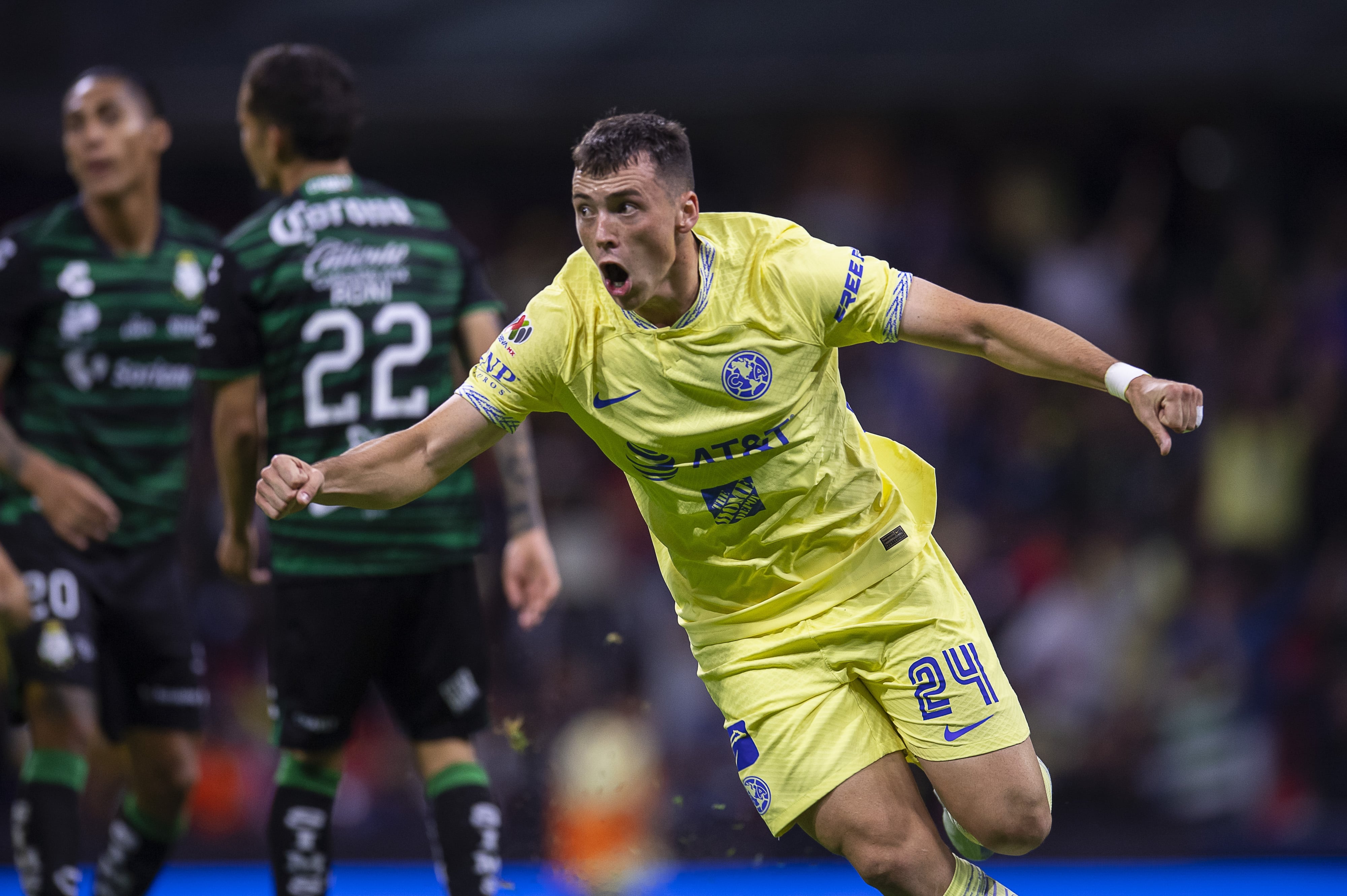 Federico Viñas en el Club América