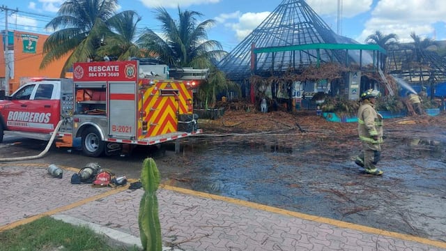 Incendio en restaurante "Nativo" de Playa del Carmen