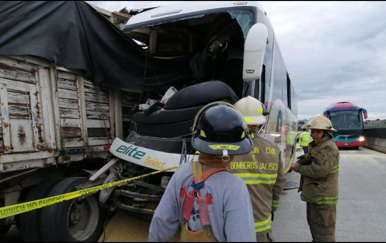 El choque se dio pasadas las 7:00