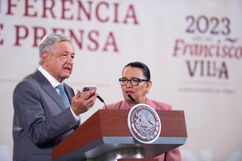 AMLO, Rosa Icela Rodríguez