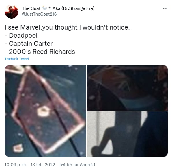 Evidencia que sugiere la aparición de Deadpool en Doctor Strange 2