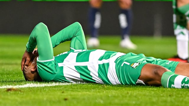 Harold Preciado, en un partido con Santos Laguna.