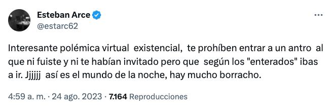 Esteban Arce manda polémico mensaje tras la cancelación de conferencia en la BUAP