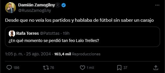 Ruso Zamogilny arremete contra Lalo Trelles.