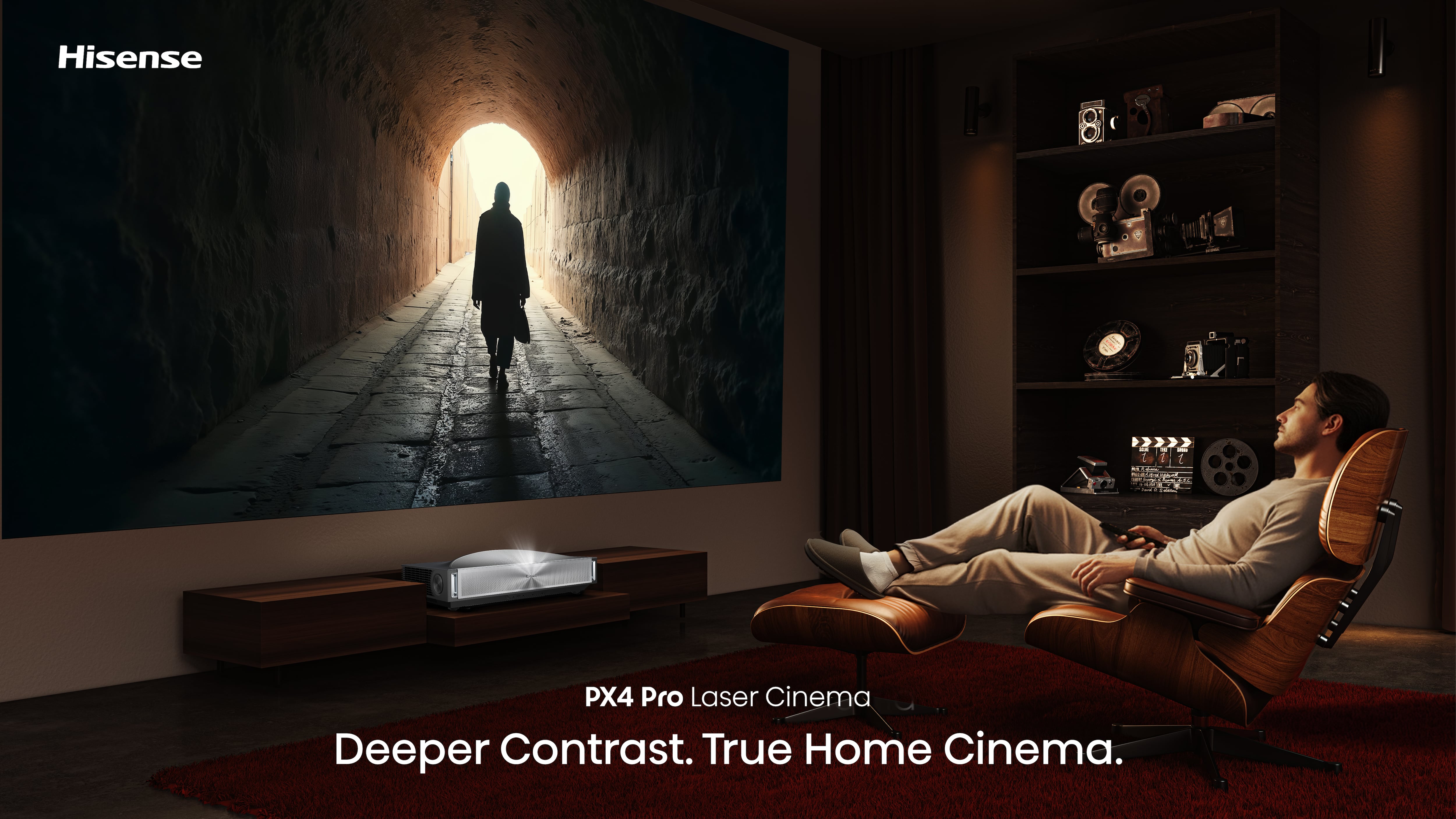 Hisense lleva el cine a casa con el nuevo proyector láser PX4 Pro