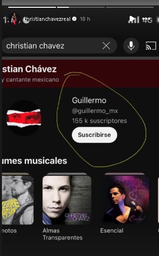Christian Chávez acusa a ex mánager de RBD de robarle su canal de YouTube.