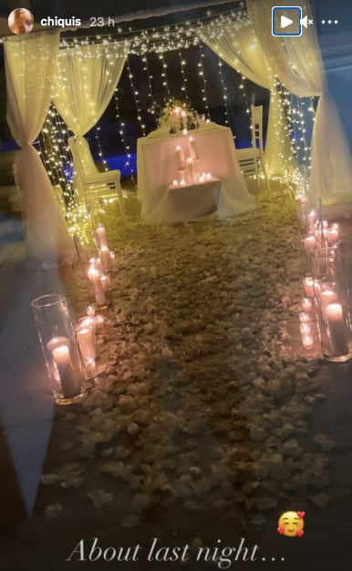 Emilio Sánchez sorprende a Chiquis Rivera con velada romántica