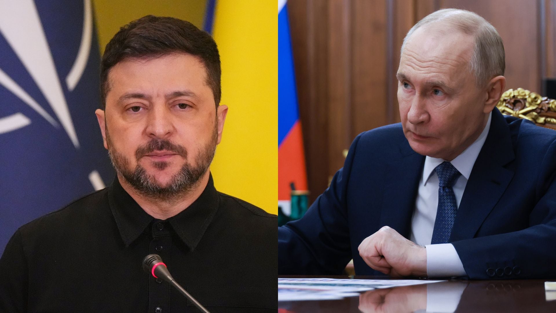 Volodímir Zelenski de Ucrania y Vladímir Putin de Rusia pactan nuevo diálogo.