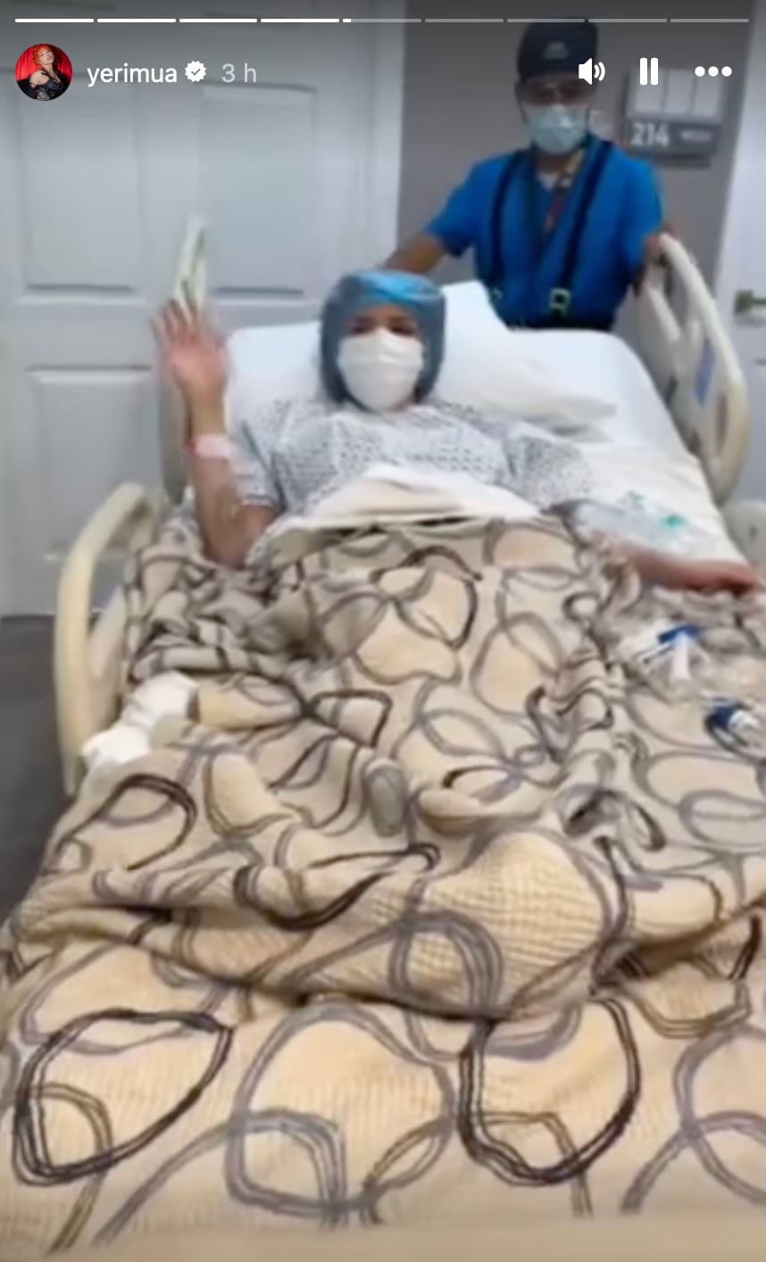 Nueva foto de Yeri Mua desde el hospital preocupa a sus seguidores