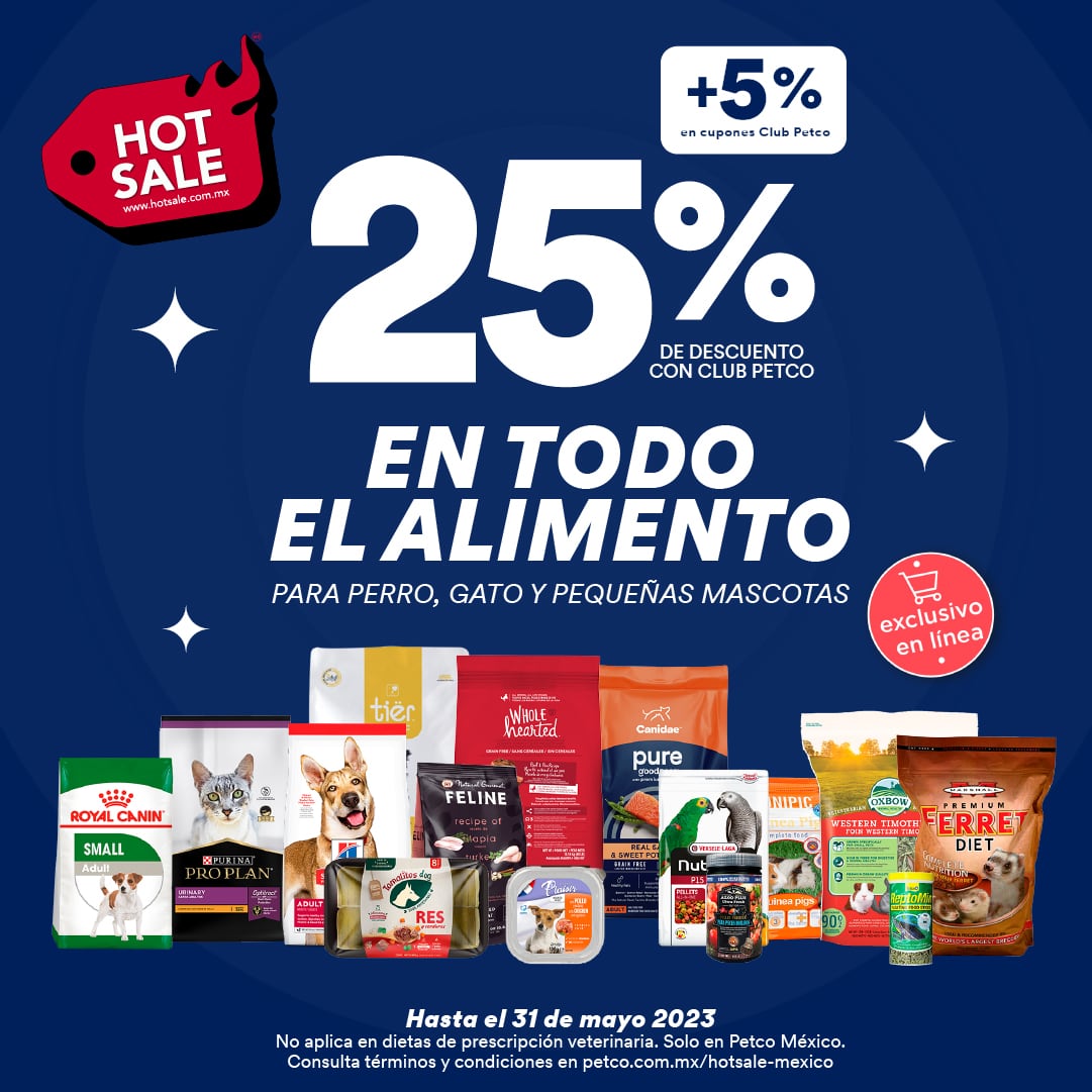 Ofertas en Petco por el Hot Sale 2023