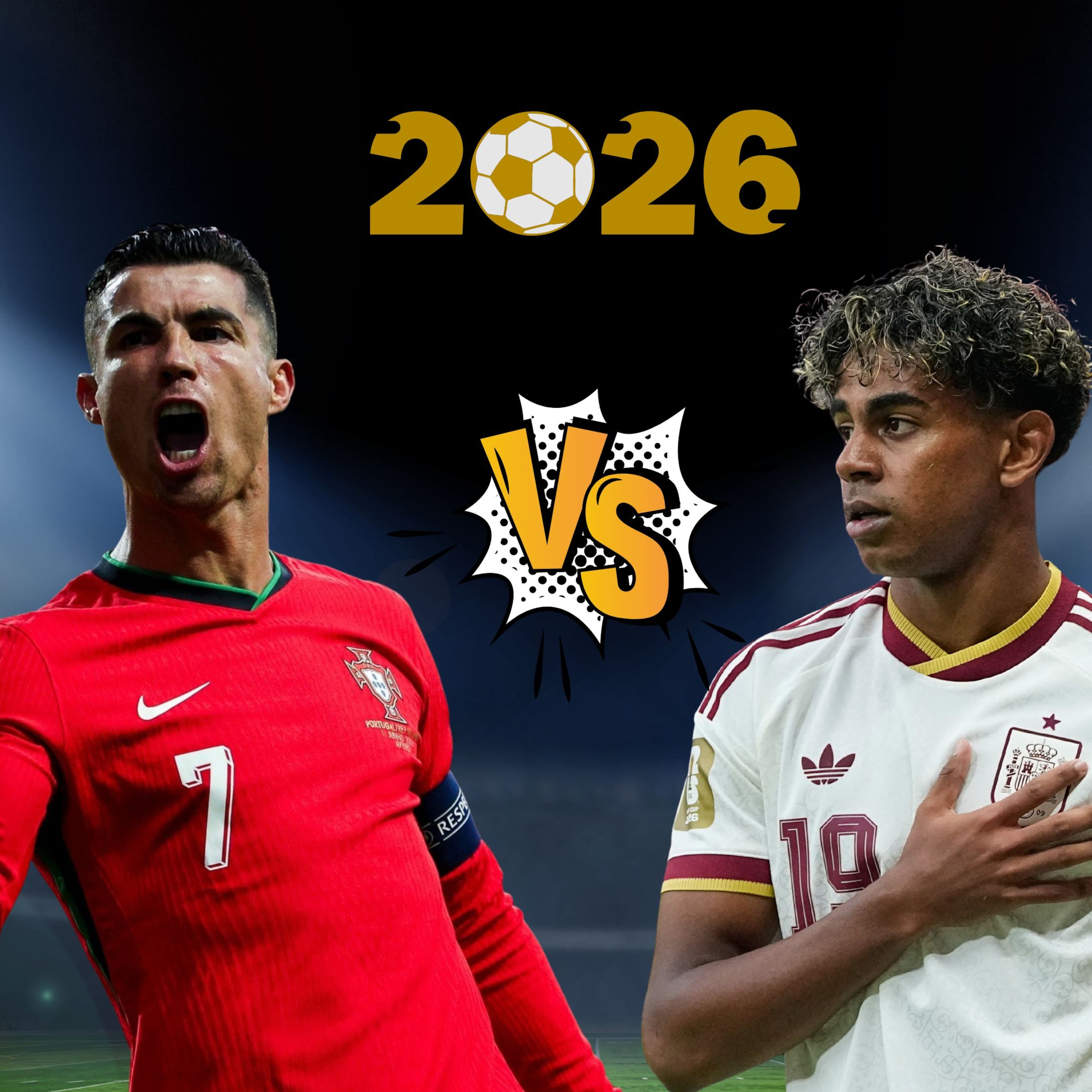 Cristiano Ronaldo vs Lamine Yamal: solo uno seguirá en el Mundial 2026