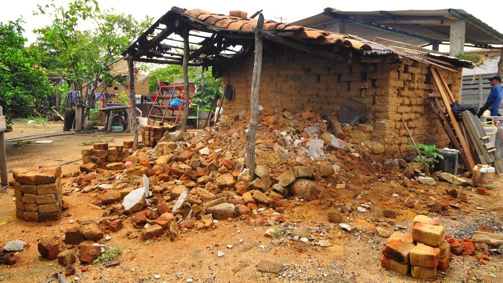 Daños en Cintalapa, Chiapas, tras sismo del 2017